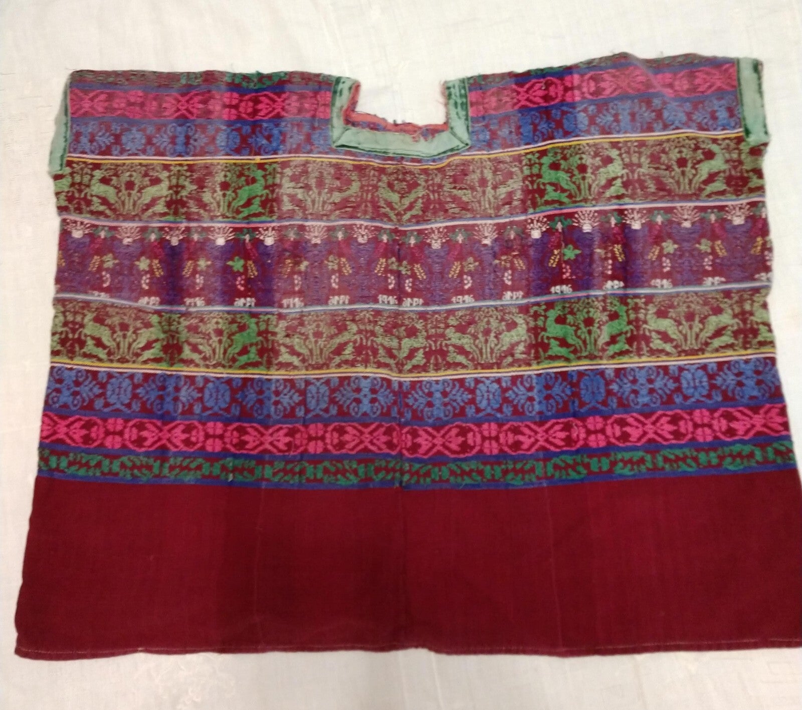 Guatemala Weaved Huipil Top