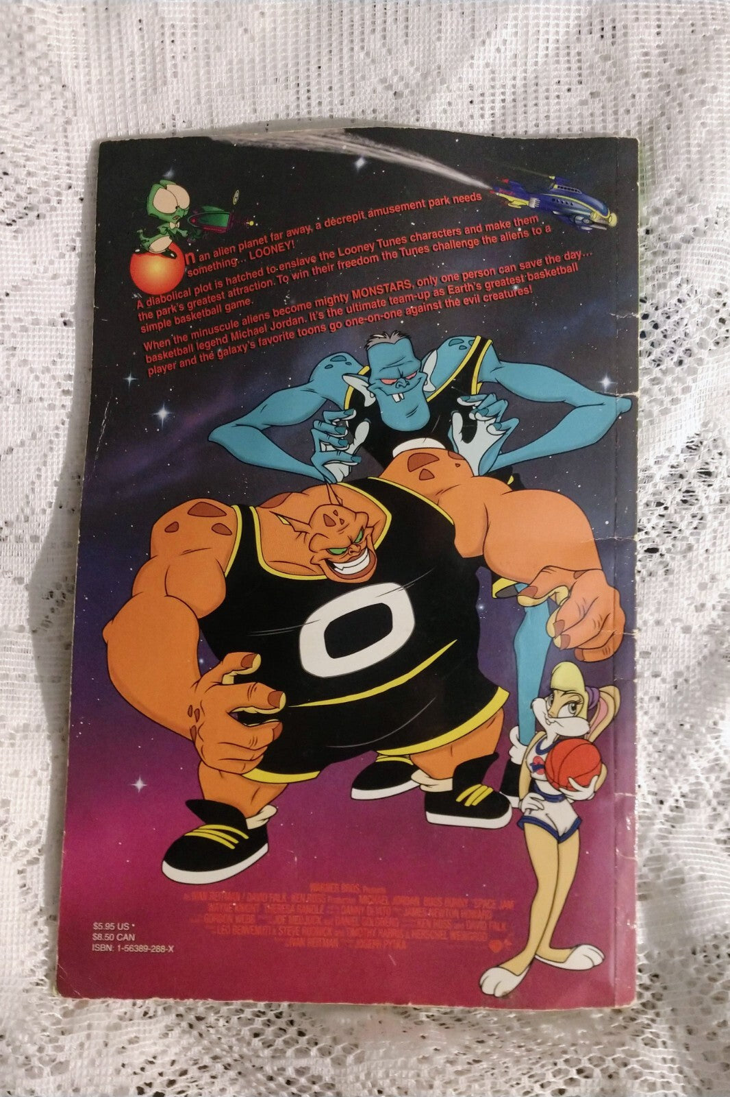 Space Jam DC Comics Michael Jordan Bugs Bunny Movie Book 1996
