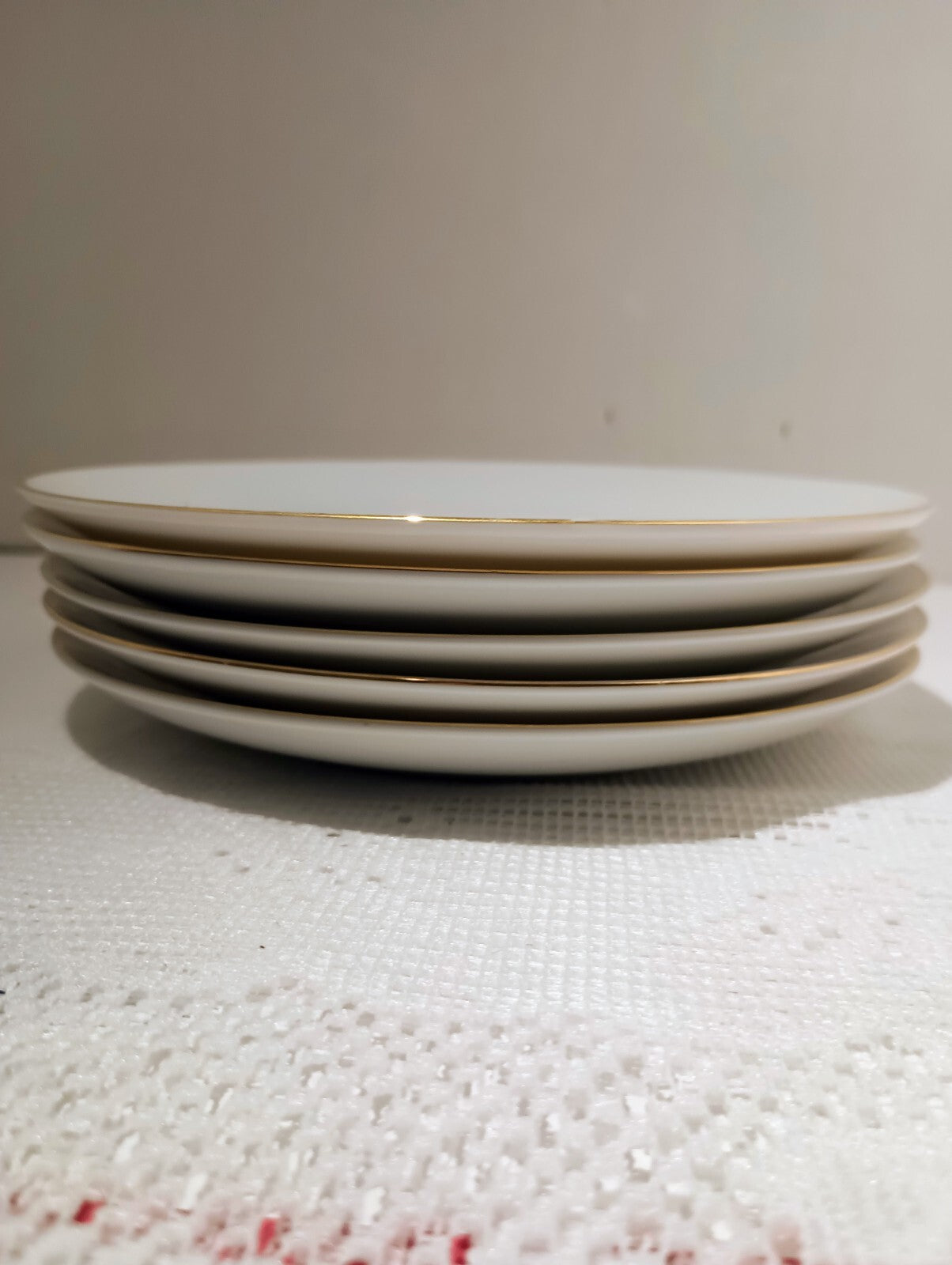 Vintage ACI Fine China Of Japan Duet 5084 Salad Plates