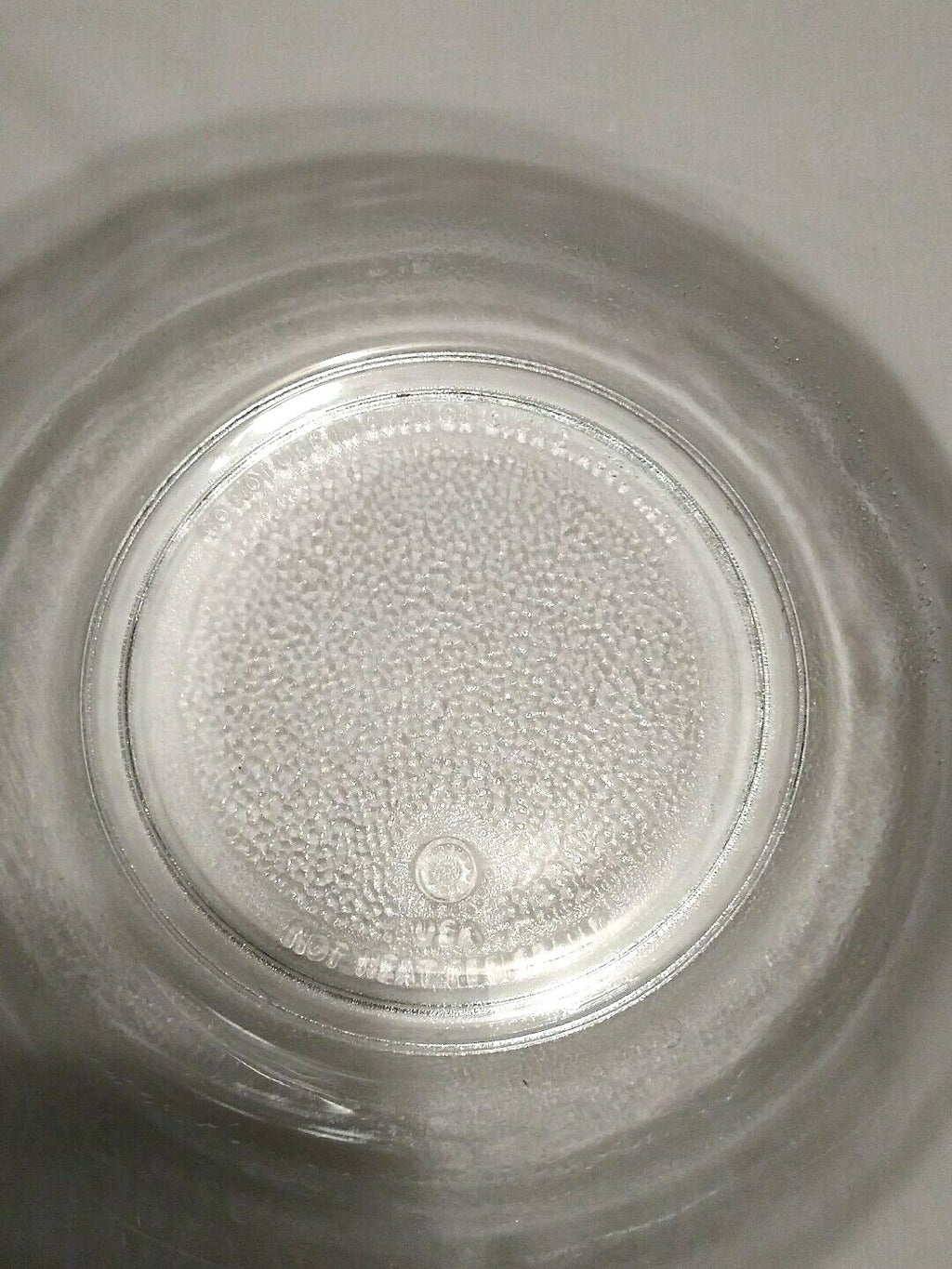 Vintage Mixing Bowl Quartz Large Cut Glass USA