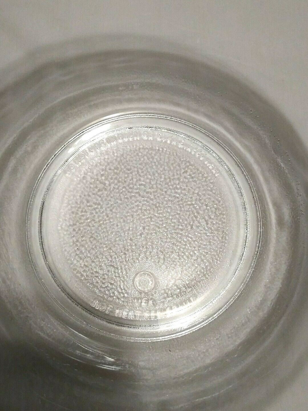 Vintage Mixing Bowl Quartz Large Cut Glass USA