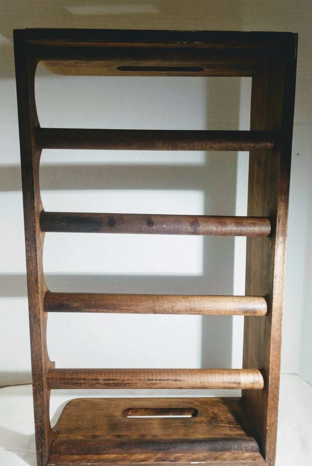 Wooden 5 Bottle Stackable Wine Rack