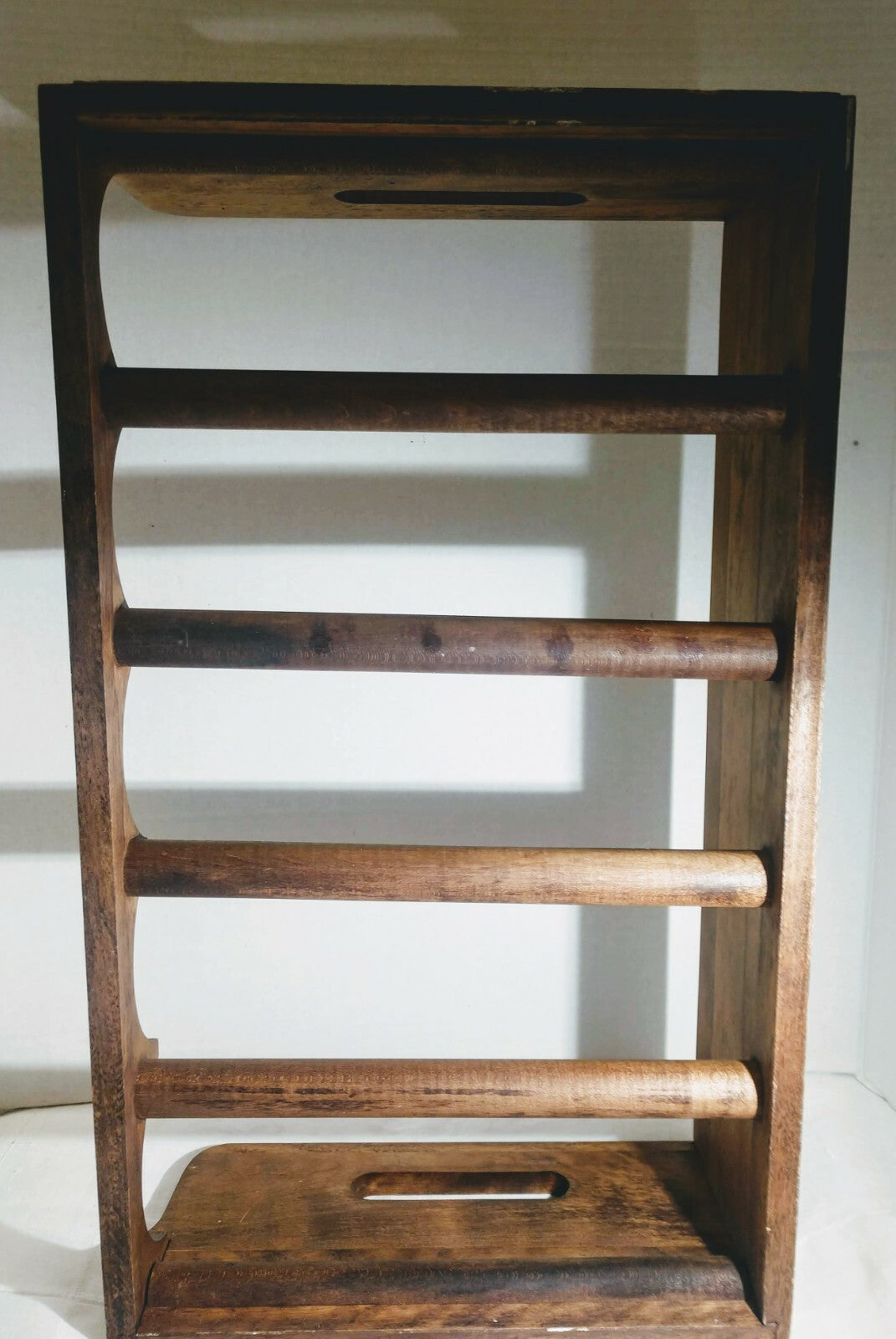 Wooden 5 Bottle Stackable Wine Rack