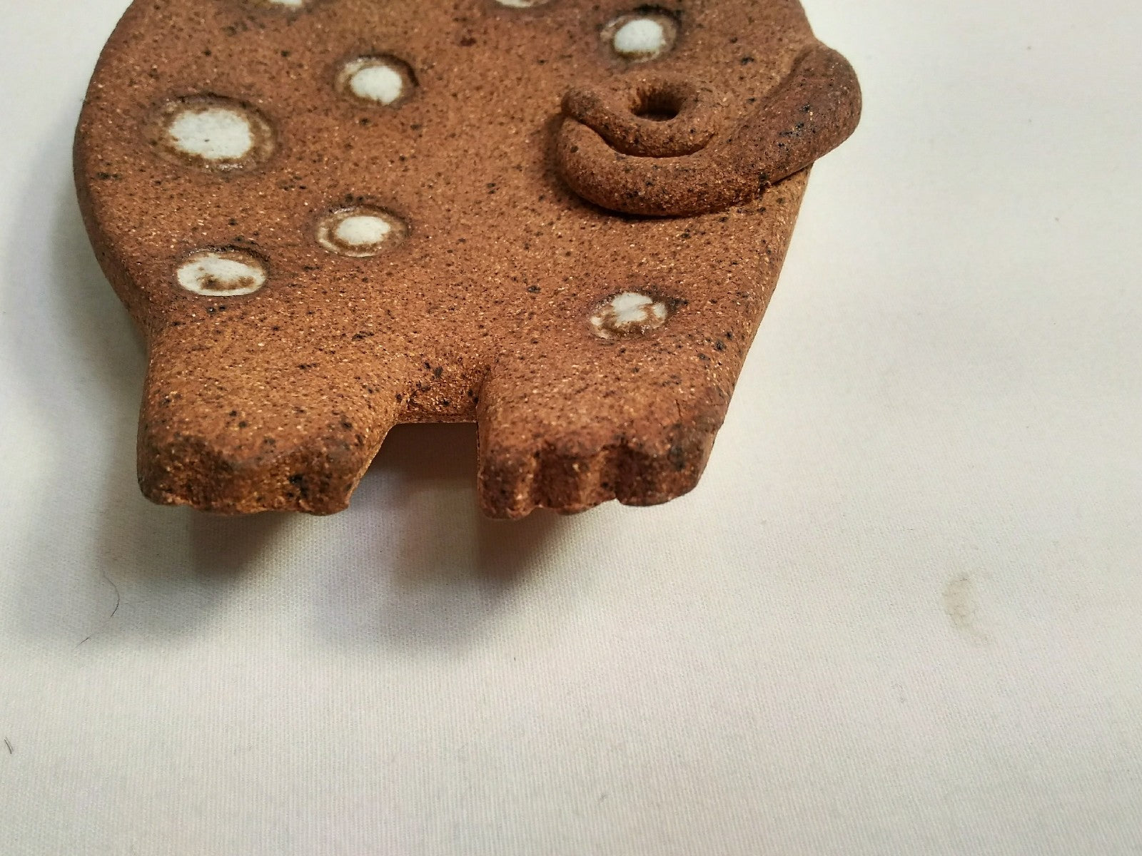 Handmade Ceramic Pig Soap Dish or Spoon Holder by Pat Thomson