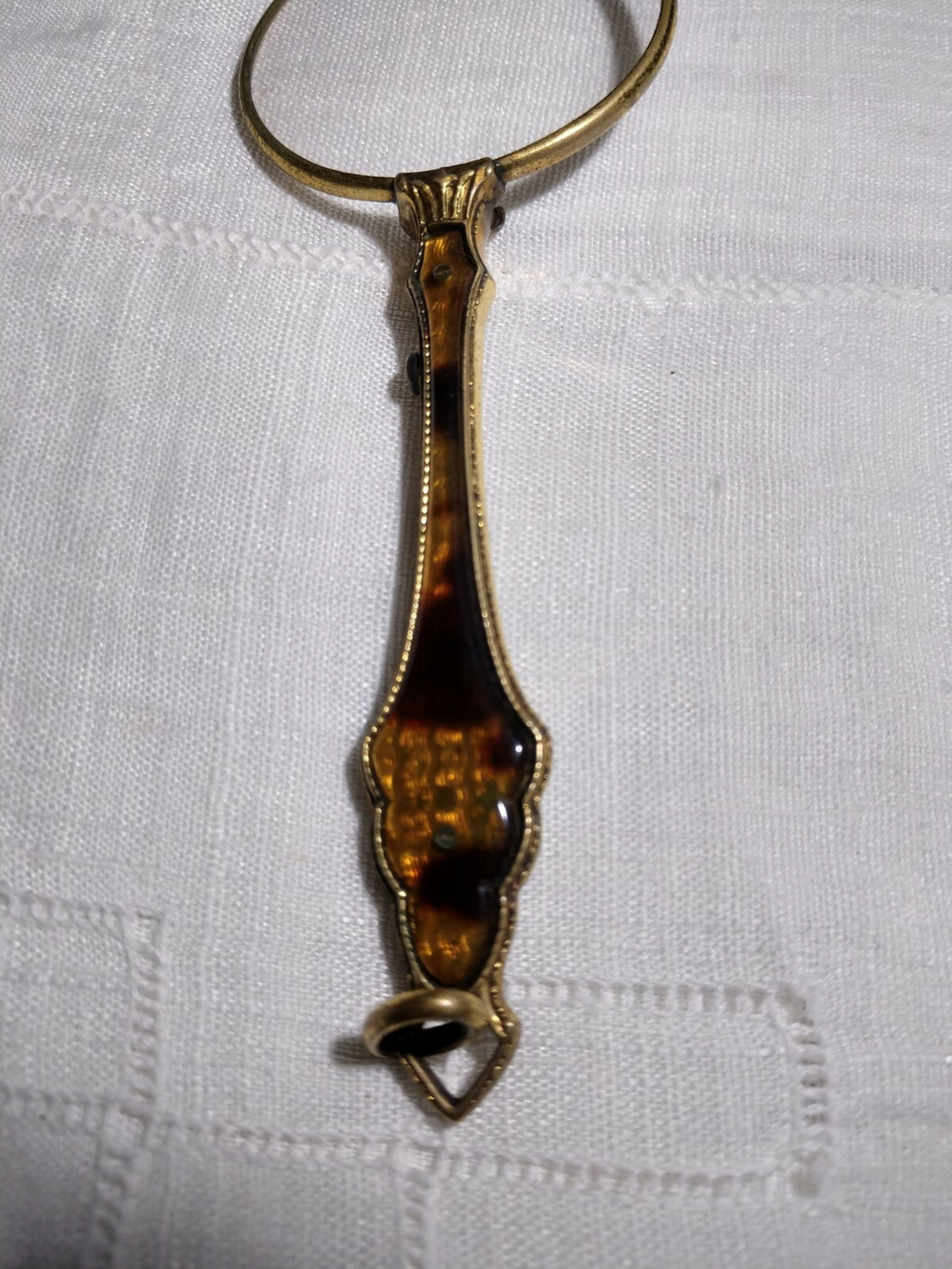 Antique Lorgnette Magnifying Opera Glasses Gold Plated