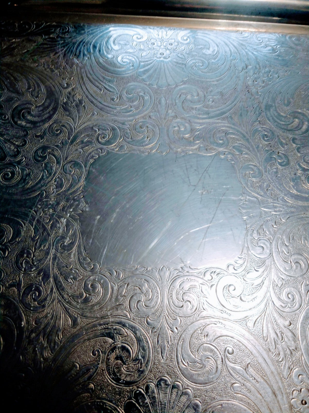 Antique F.B. Rogers Silver Co. Trademark 1883 Silver Plate Large Tray