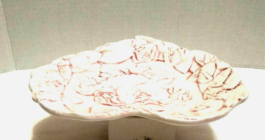 Cherub Heart Shaped Porcelain Dish #7360 Italy