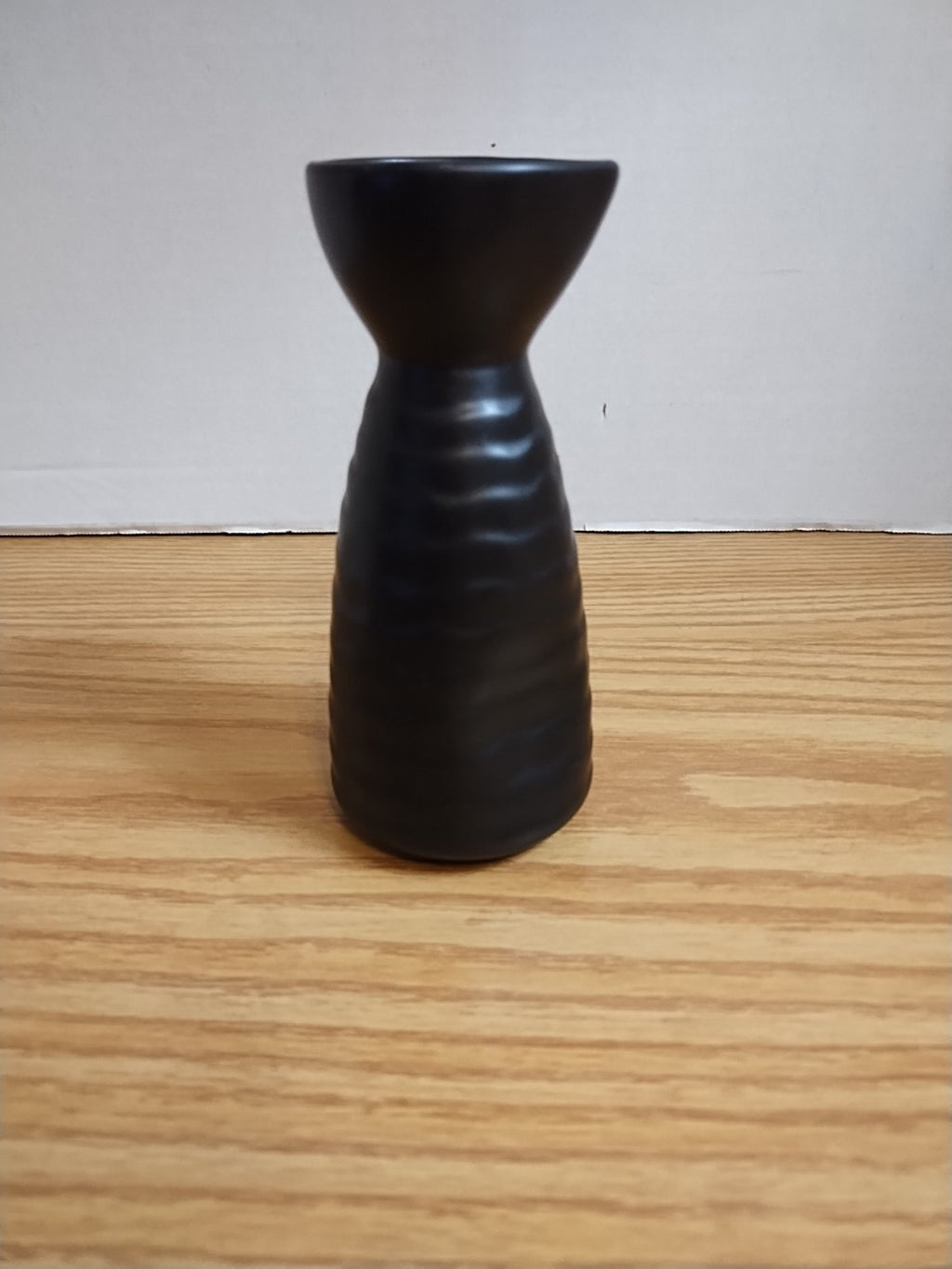 Vintage Pottery Brown Matte & Glossy Clay Minimalist Design Flower 4.5” Bud Vase