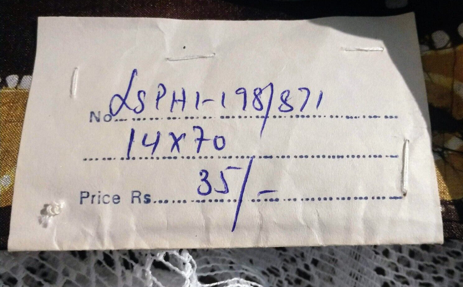 Vintage Pure Silk Scarf Batik