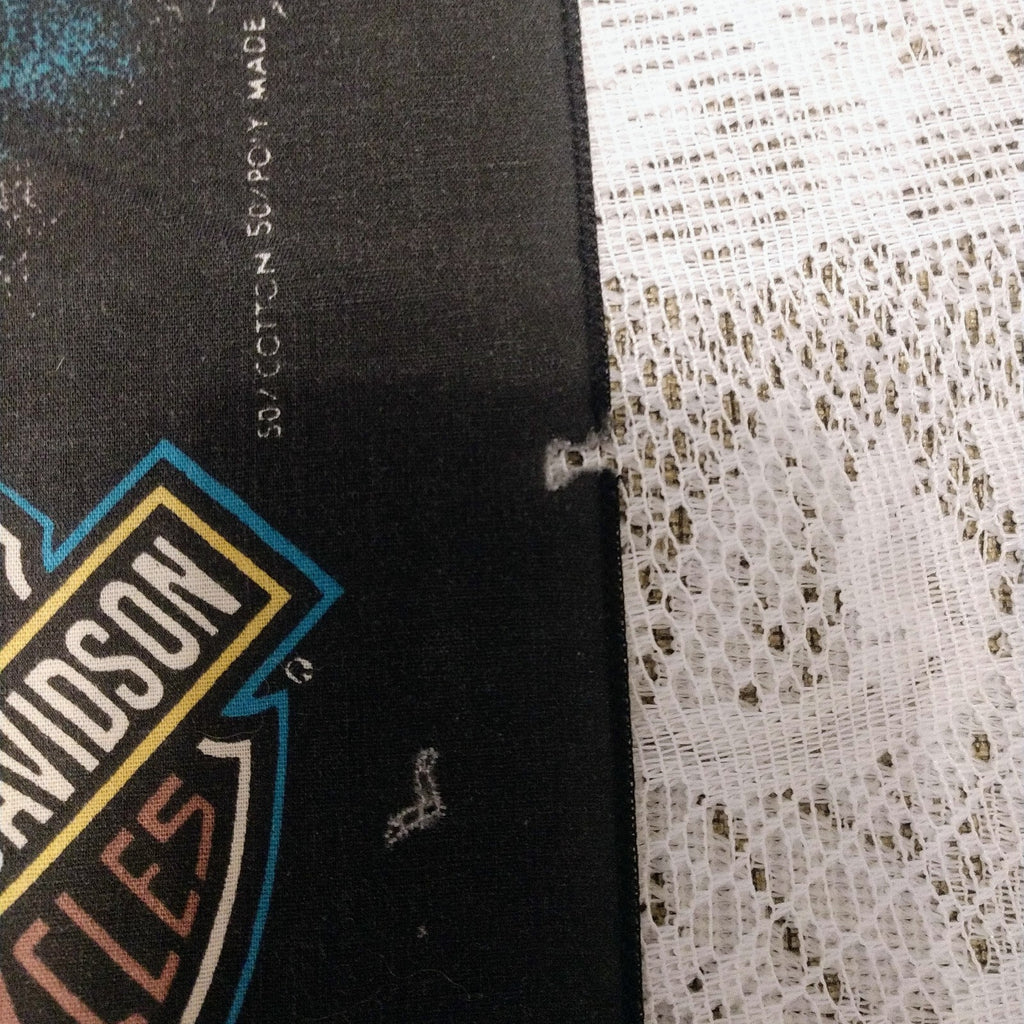 Vintage Harley Davidson Bald Eagle Scarf Bandana Handkerchief