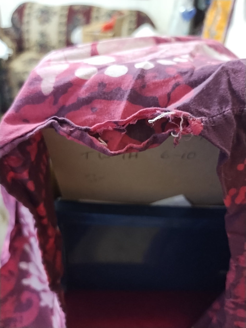 Batik Cotton Collarless Shirt