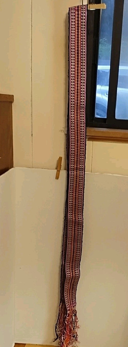 Oaxaca Colorful Hand Loomed Mexican Cotton Sash or Belt