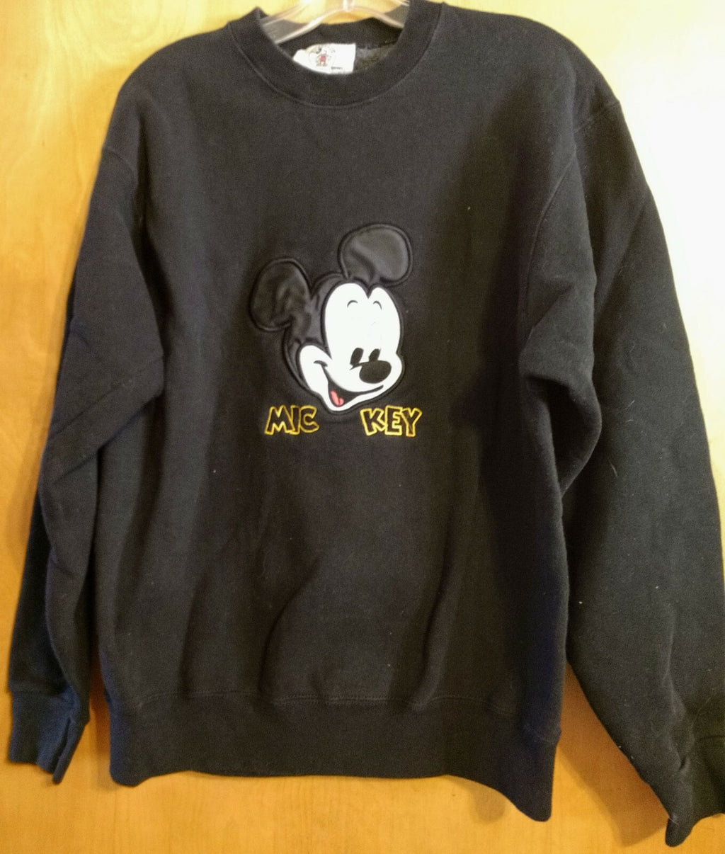 Mickey & Co. "Mic Key" Disney Sweatshirt M Black