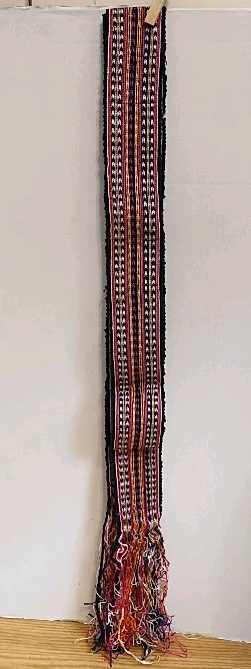 Oaxaca Colorful Hand Loomed Mexican Cotton Sash or Belt
