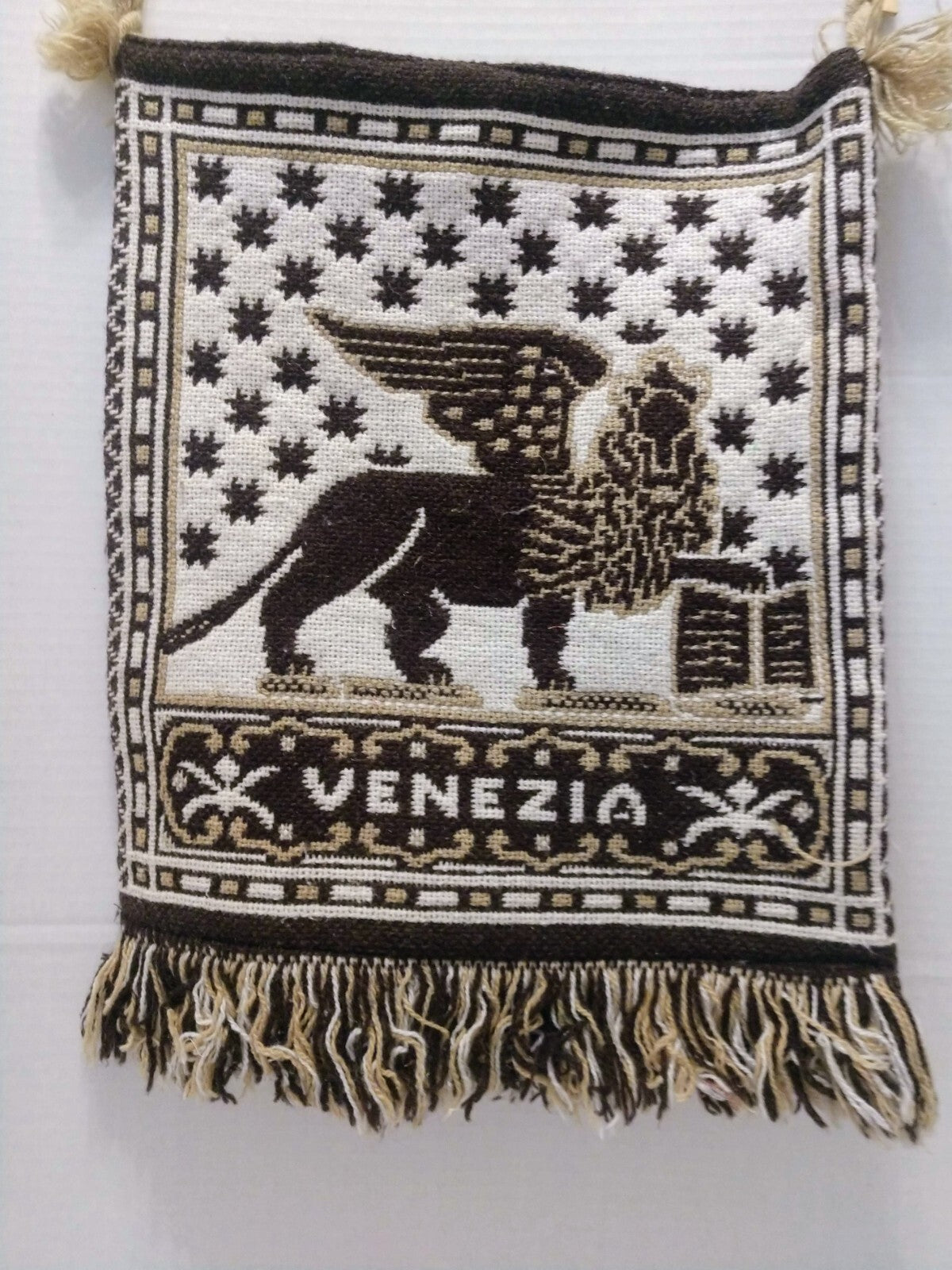 Vintage Venice Venezia Rialto Woven Hand Bag