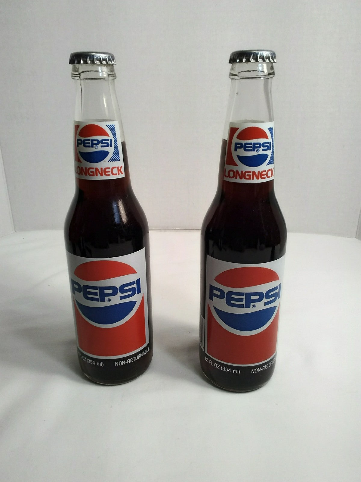 Richard Petty Commemorative Pepsi Longneck bottles Set of 2